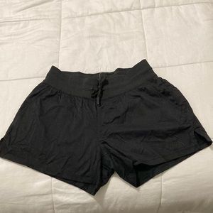 The North Face black workout/hiking shorts